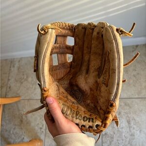 VINTAGE WILSON A9835 BASEBALL GLOVE RIGHT‎ THROW SB SPECIAL FIELDMASTER LEATHER